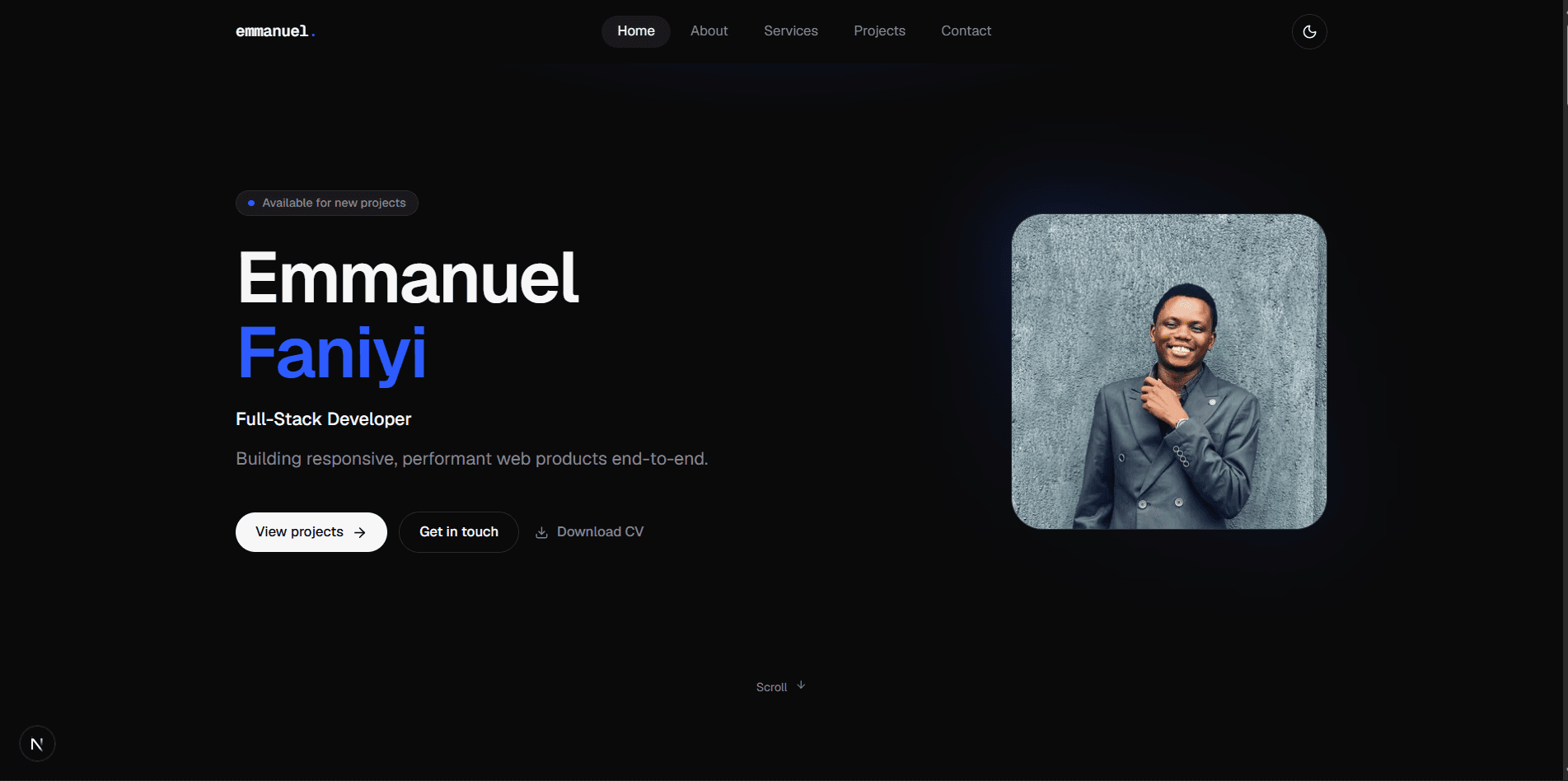 Emmanuel Faniyi Portfolio